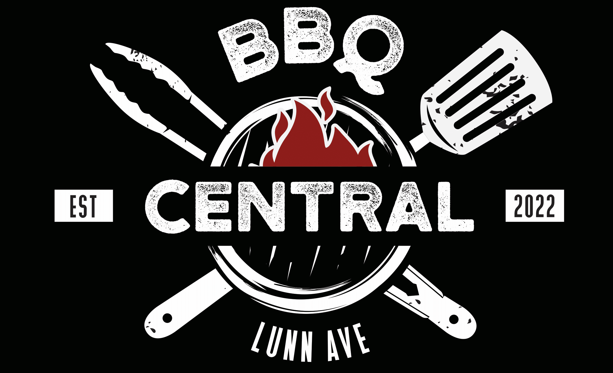 BBQ CENTRAL LOGO LUNN ON BLACK CMYK (002)