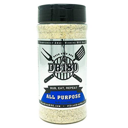 DB180 All Purpose Seasoning 1 Barbeque seasoning to use on different meats while cooking.