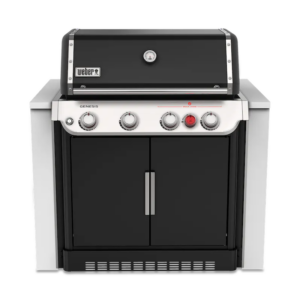 Tough and versatile family BBQ designed to be built in to an outdoor kitchen.