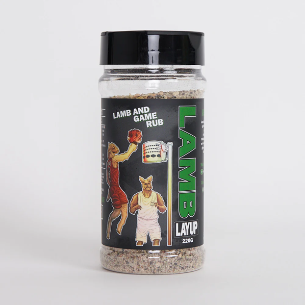 Lamb Layup 1 Barbeque seasoning to use on different meats while cooking.