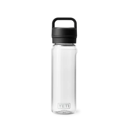Yonder 0.75L Drink Bottle Clear 1 Strong and light plastic bottles for keeping water on you while traveling.