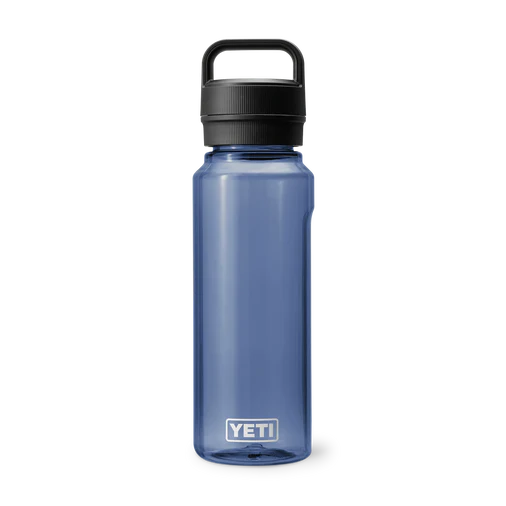 Yonder 1L Drink Bottle Navy 1 Strong and light plastic bottles for keeping water on you while traveling.